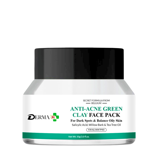 DERMA KR Anti ance clay Pack for dark spot | | Skin Care Pollution + Acne Defence -50gm