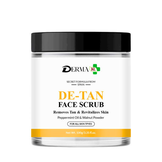 DERMA KR D-TAN Face Scrub | Removes Tan, Blackheads and Dirt | For Men & Women – 50gm