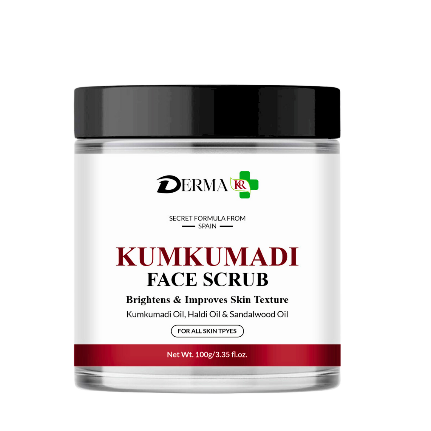 DREMA KR Kumkumadi Face Scrub |Deep Scrubbing for Women & Men| All Skin Types – 50gm