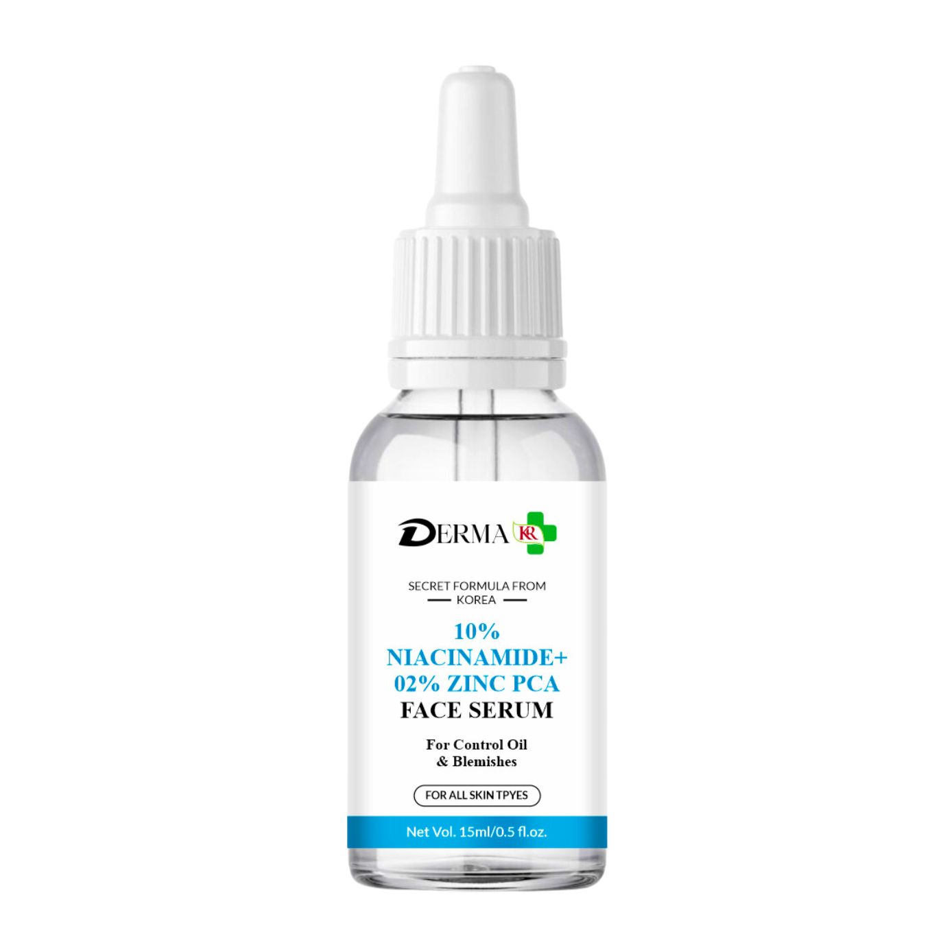 DERMA KR Niacinamide 10% with zinc 2%  Face Serum|Skin Clarifying Anti Acne Serum for Oily & Acne Prone Skin| -15ml