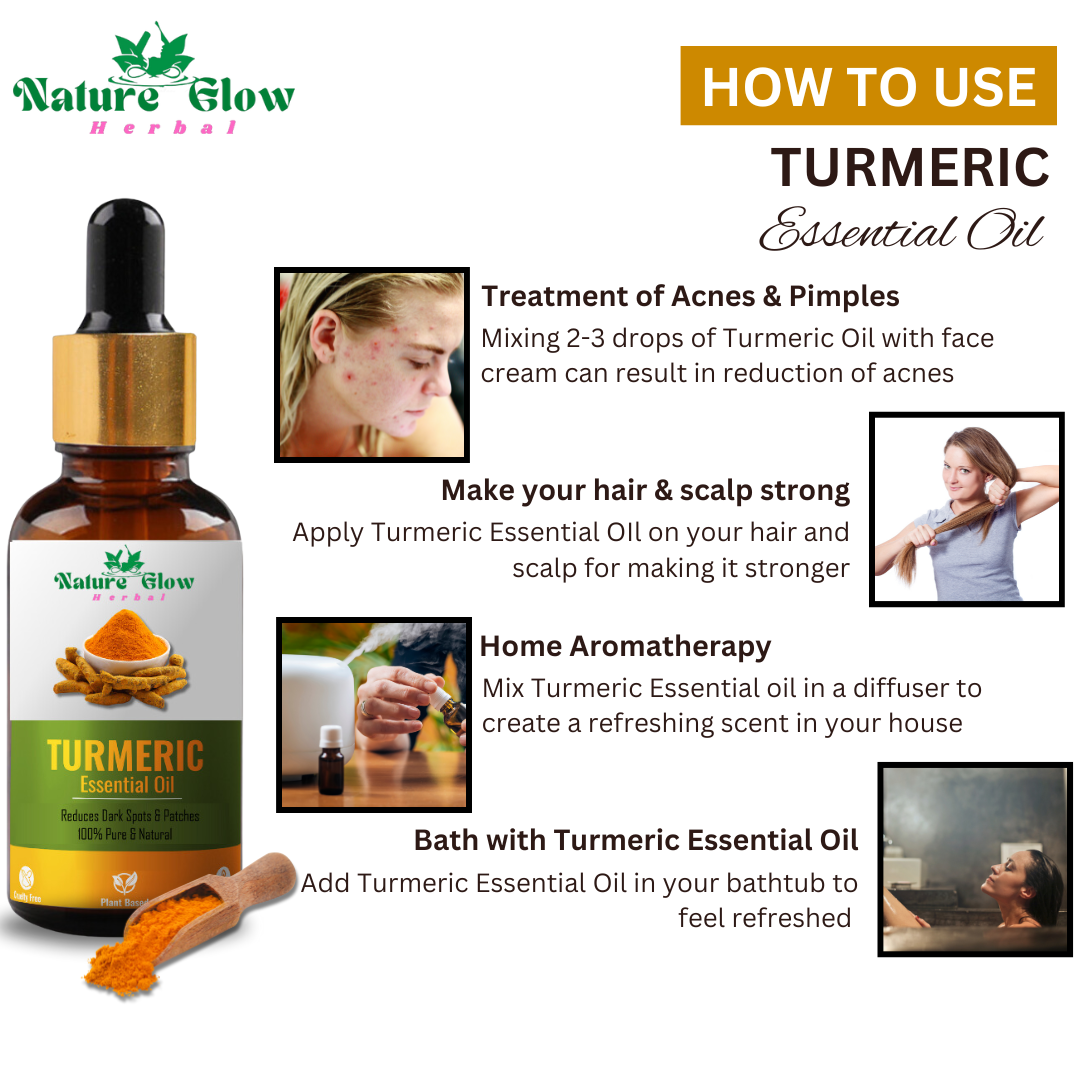 Nature Glow Organic Turmeric Essential Oil