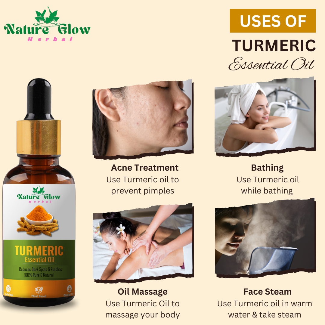 Nature Glow Organic Turmeric Essential Oil