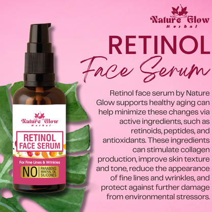 Nature Glow Herbal BUY 30ml Retinol Face Serum & GET Free 15ml  Lemongrass Essential Oil & Save 💸₹380.