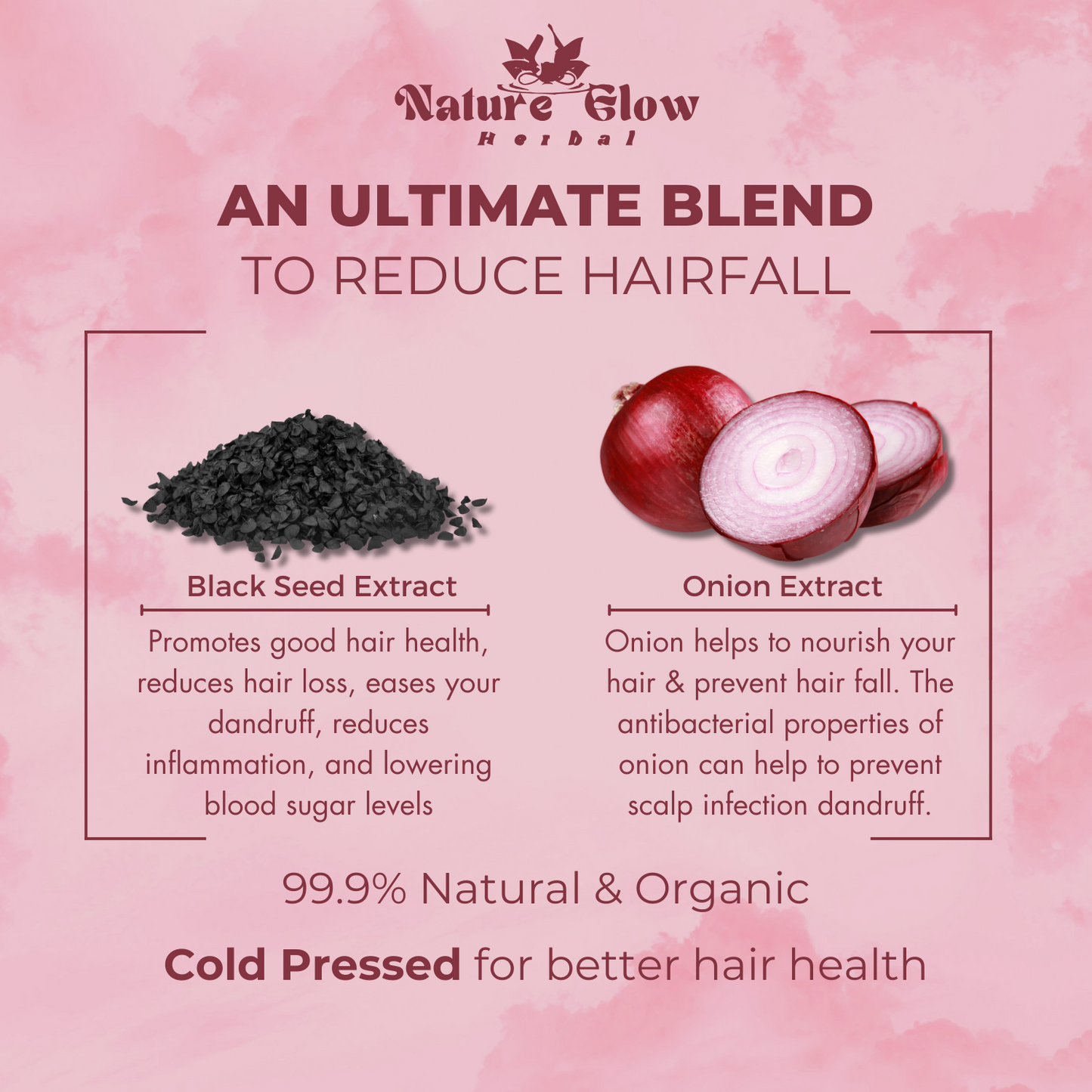 Nature Glow Onion Black Seed Hair Oil