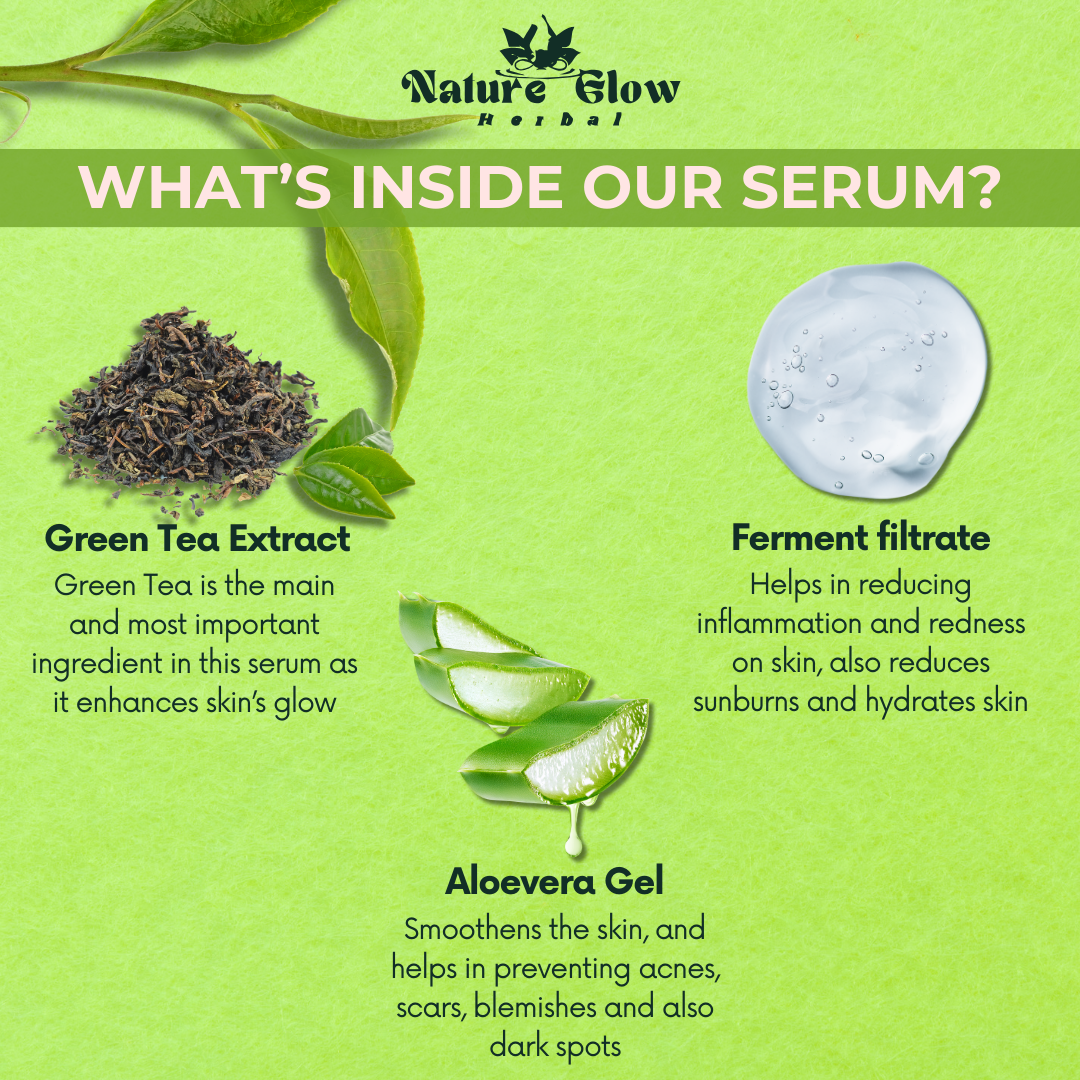 Nature Glow - Green Tea Face Serum