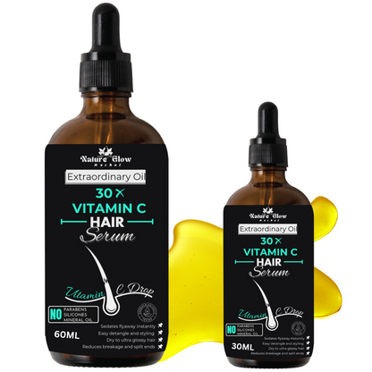 Nature Glow 30X Vitamin C Drop Hair Serum