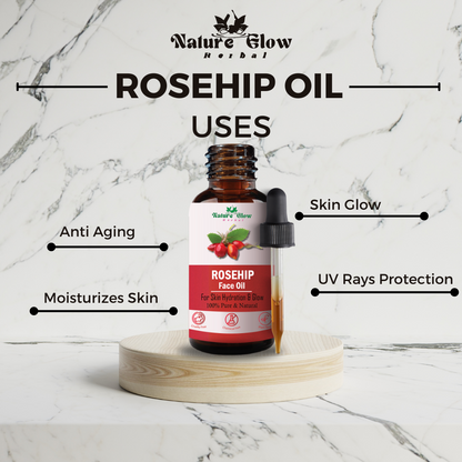 Nature Glow Herbal BUY 30ml CAFFINE COFFEE FACE SERUM & GET Free 15ml ROSEHIP FACIAL OIL & Save 💸₹275