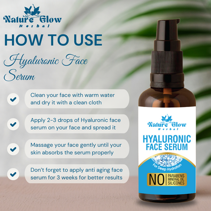 Nature Glow Hyaluronic Face Serum