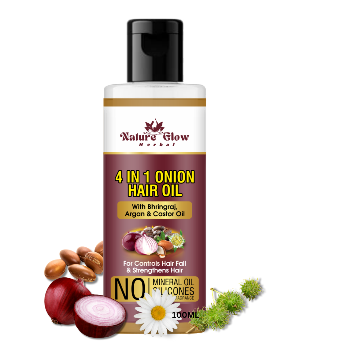 Nature Glow 4-in-1 Hair Oil