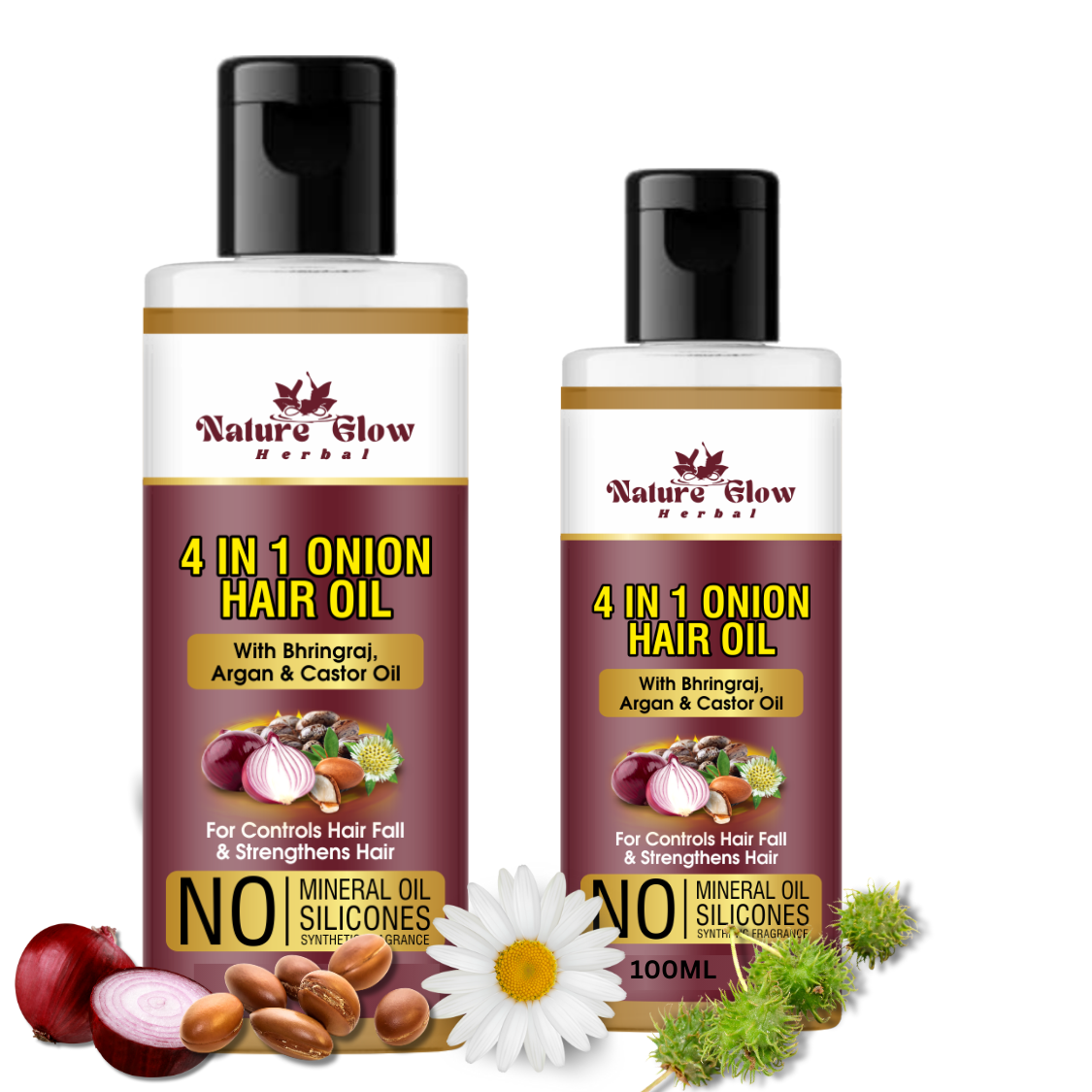 Nature Glow 4-in-1 Hair Oil