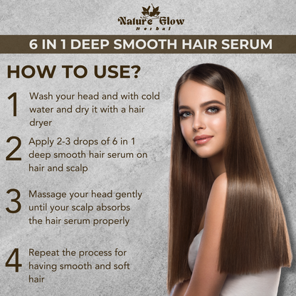 Nature Glow 6-in-1 Deep Smooth Hair Serum