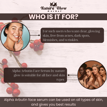 Nature Glow Alpha arbutin  Face Serum