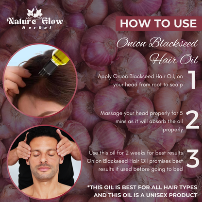 Nature Glow Onion Black Seed Hair Oil