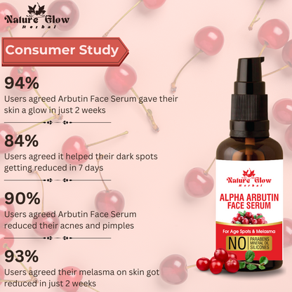 Nature Glow Alpha arbutin  Face Serum