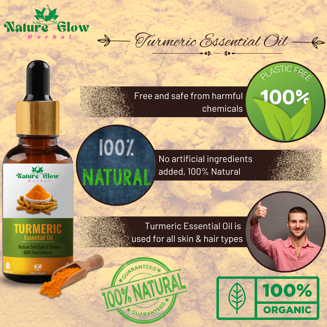 Nature Glow Organic Turmeric Essential Oil