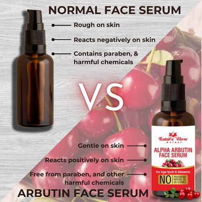 Nature Glow Alpha arbutin  Face Serum