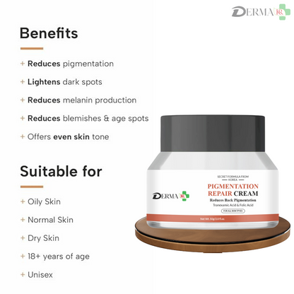 DERMA KR Pigmentation Repair Face cream |Pigmentation Removal Cream -50gm