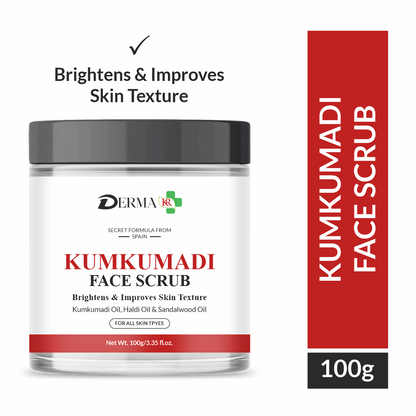 DREMA KR Kumkumadi Face Scrub |Deep Scrubbing for Women & Men| All Skin Types – 50gm