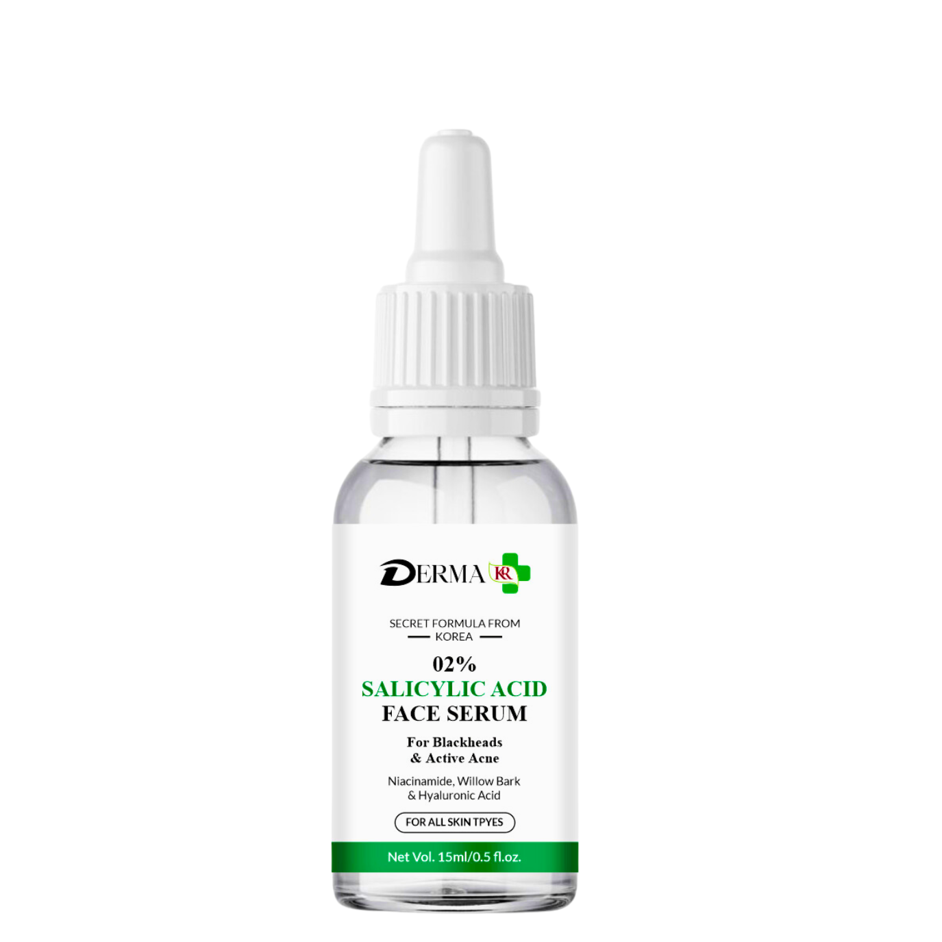 DERMA KR 2% Scilicylic acid face Serum |  Reduces Excess Oil, Blemishes & Bumpy Texture| Women & Men|