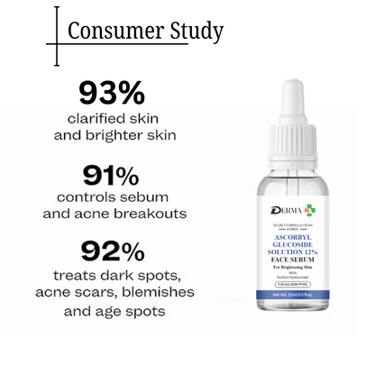 DREMA KR Ascorbyl glucoside solution 12% Face Serum |Natural and organic Serum.