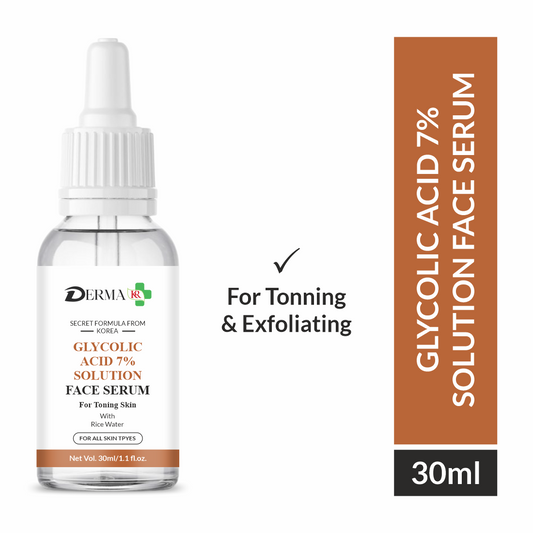 DERMA KR Glycolic acid 7% solution for skin toning |For Women & Men |