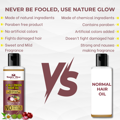 Nature Glow 4-in-1 Hair Oil