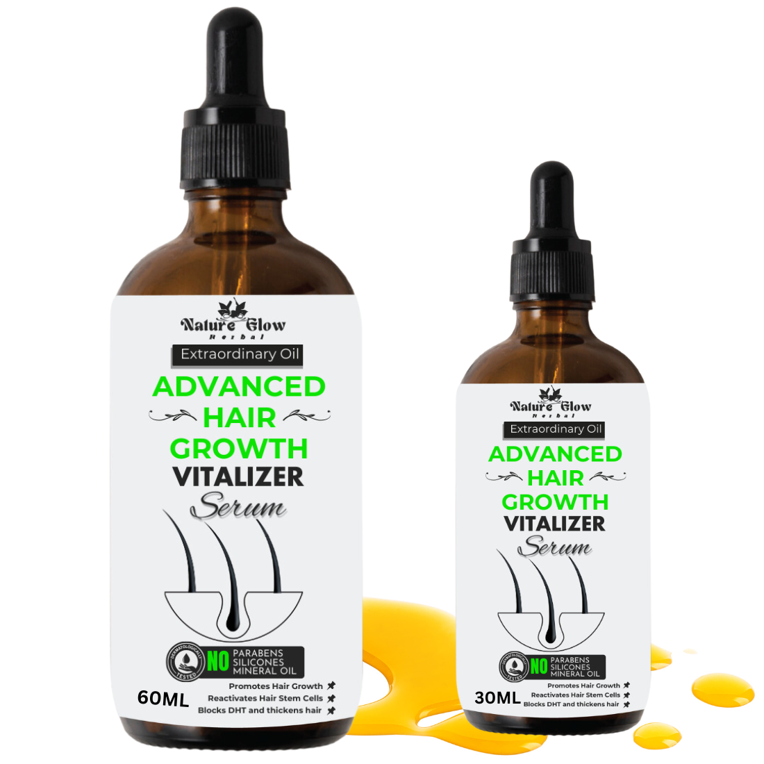 Nature Glow Advanced Hair Growth Vitalizer Serum