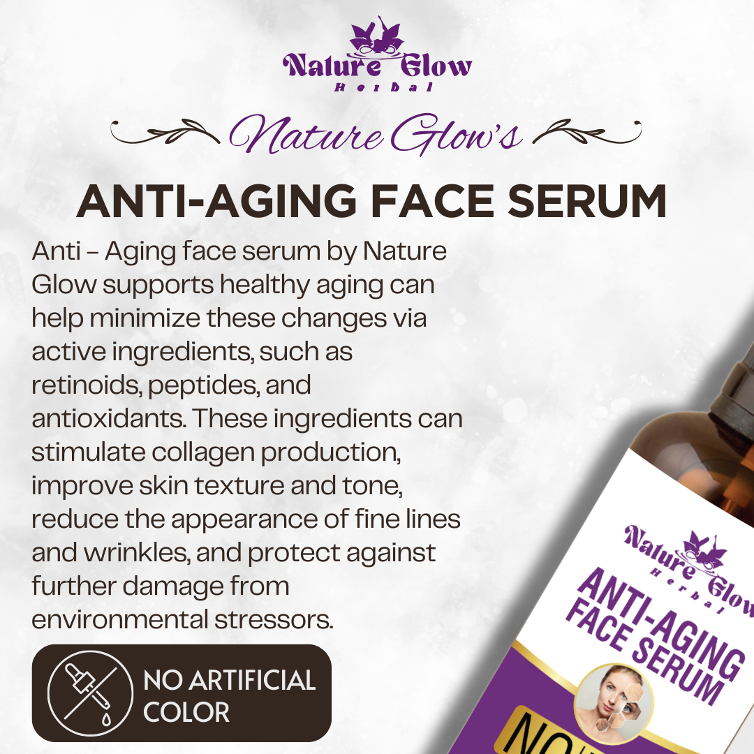 Nature Glow Herbal BUY 30ml Anti-Ageing Night Serum & GET Free 15ml Avocado Facial Oil & Save 💸₹260