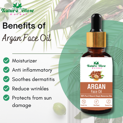 Nature Glow Herbal BUY 15+30ml ALPHA ARBUTIN FACE SERUM & GET FREE 30ml Argan Facial Oil & Save💸₹599