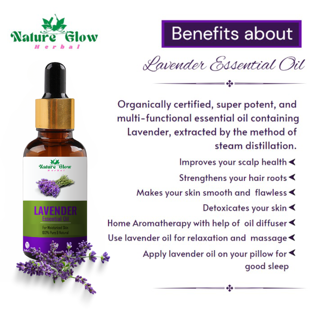 Nature Glow Premium Lavender Essential Oil