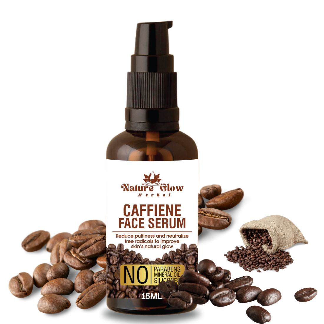 Nature Glow Caffeine Coffee Face Serum