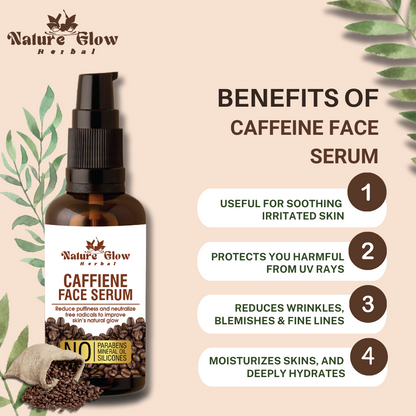 Nature Glow Caffeine Coffee Face Serum