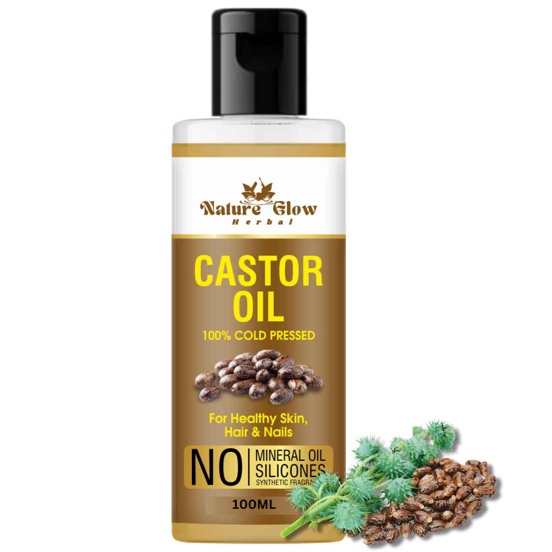 Nature Glow Castor Carrier Hair  Oil