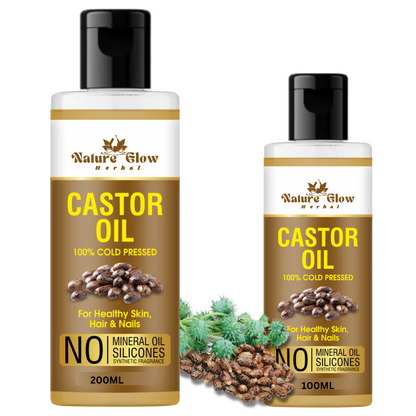 Nature Glow Castor Carrier Hair  Oil