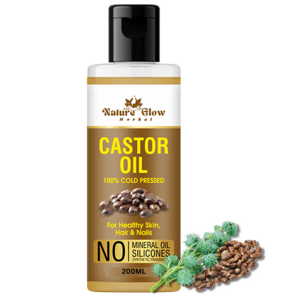 Nature Glow Castor Carrier Hair  Oil