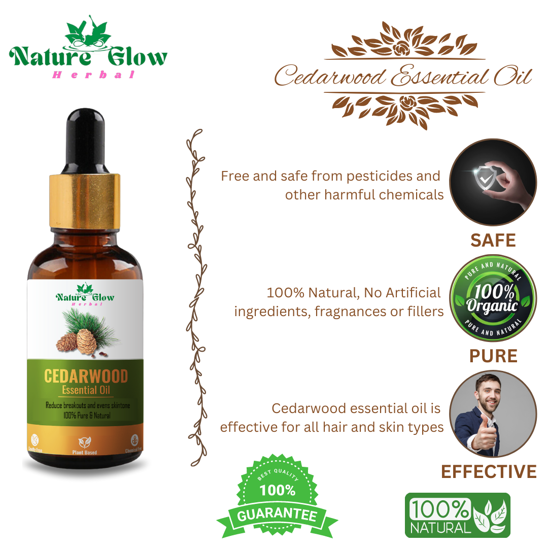 Nature Glow Cedarwood Essential Oil