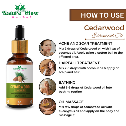 Nature Glow Herbal BUY 30ml Hyaluronic Face Serum & GET Free 15ml Cedarwood Essential oil & Save 💸₹385