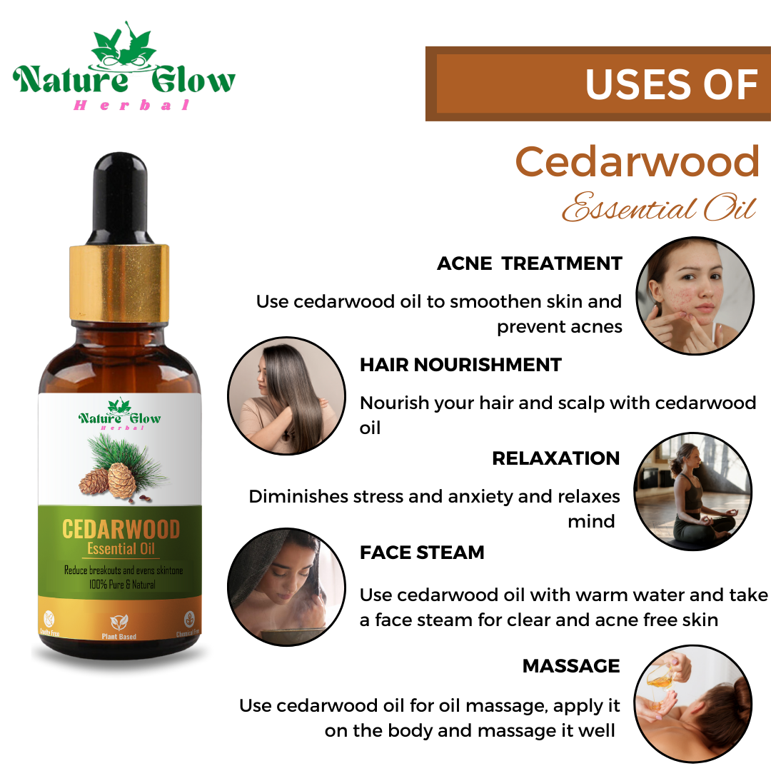 Nature Glow Cedarwood Essential Oil