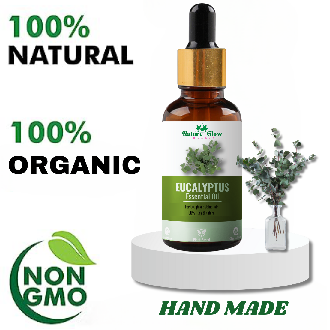 Nature Glow Pure Eucalyptus Essential Oil