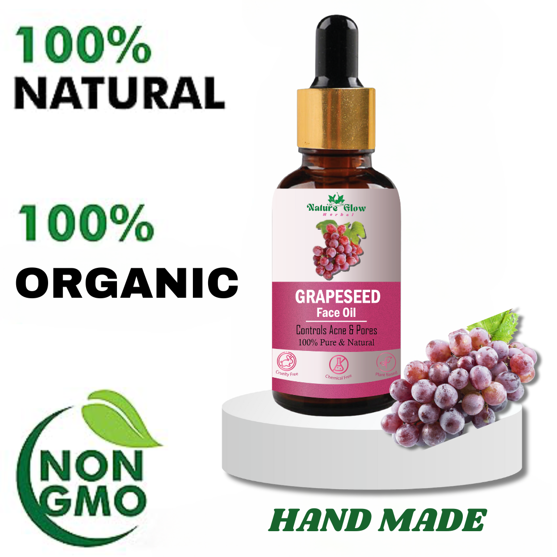 Nature Glow GrapeSeed Facial Oil