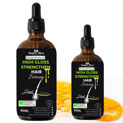 Nature Glow High Gloss Strengthening Hair Serum