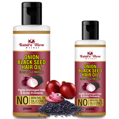 Nature Glow Onion Black Seed Hair Oil