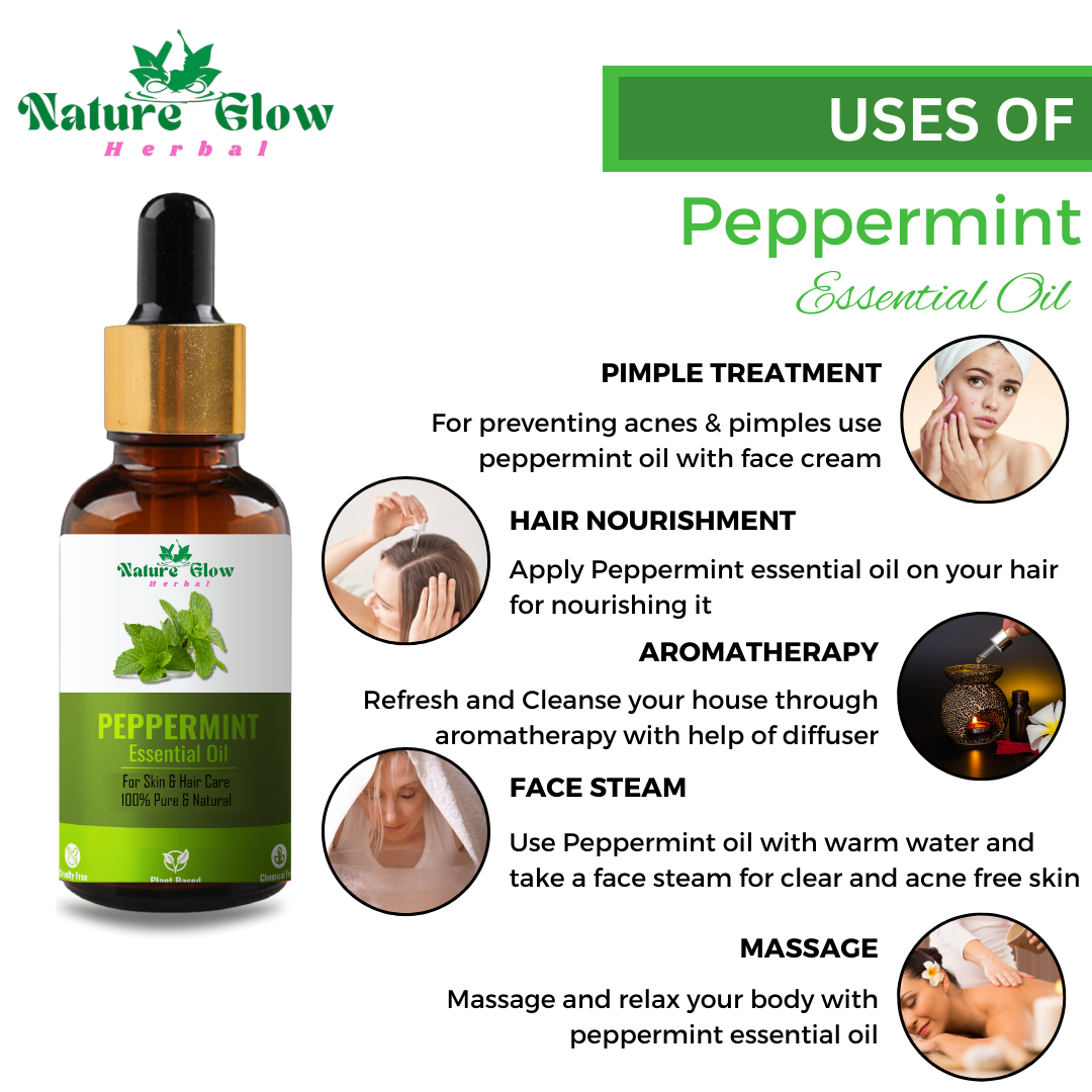 Nature Glow Pure Peppermint Essential Oil