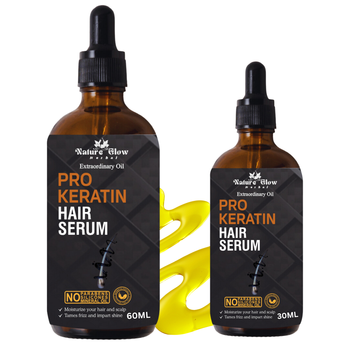 Nature Glow Pro Keratin Hair Serum