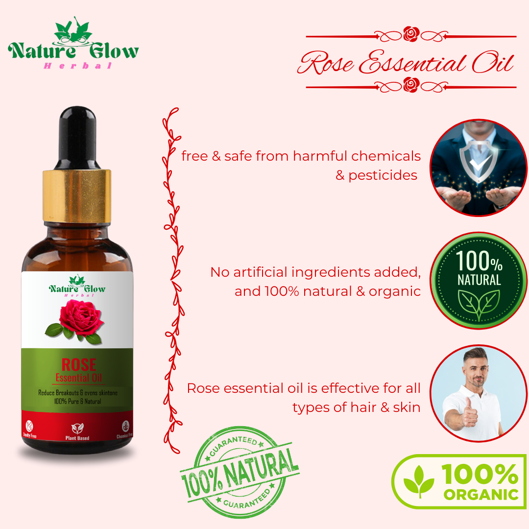 Nature Glow Premium Rose Essential Oil