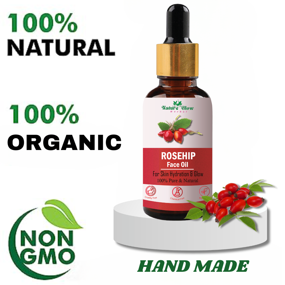 Nature Glow Rosehip Facial Oil