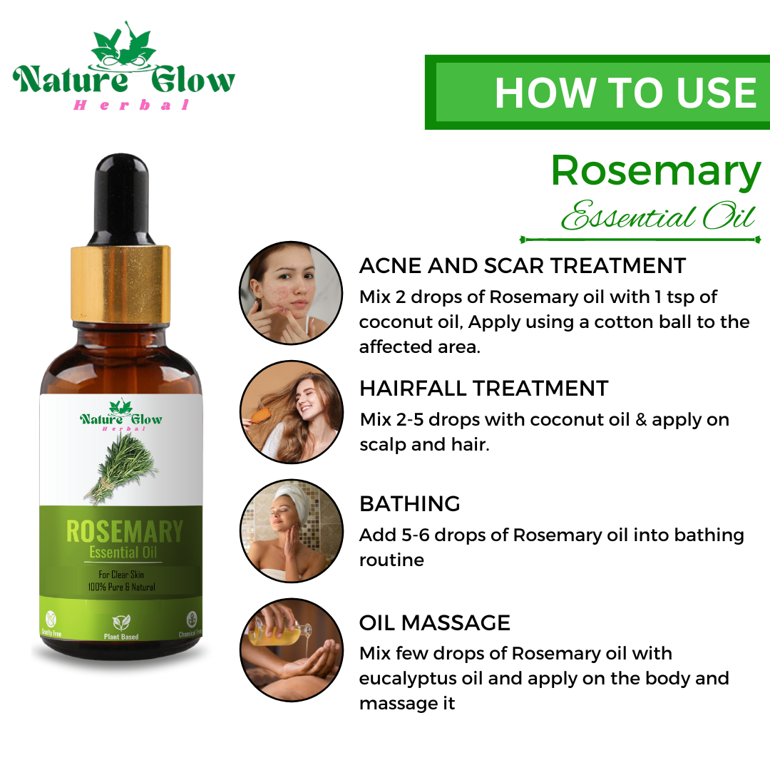 Nature Glow Premium Rosemary Essential Oil