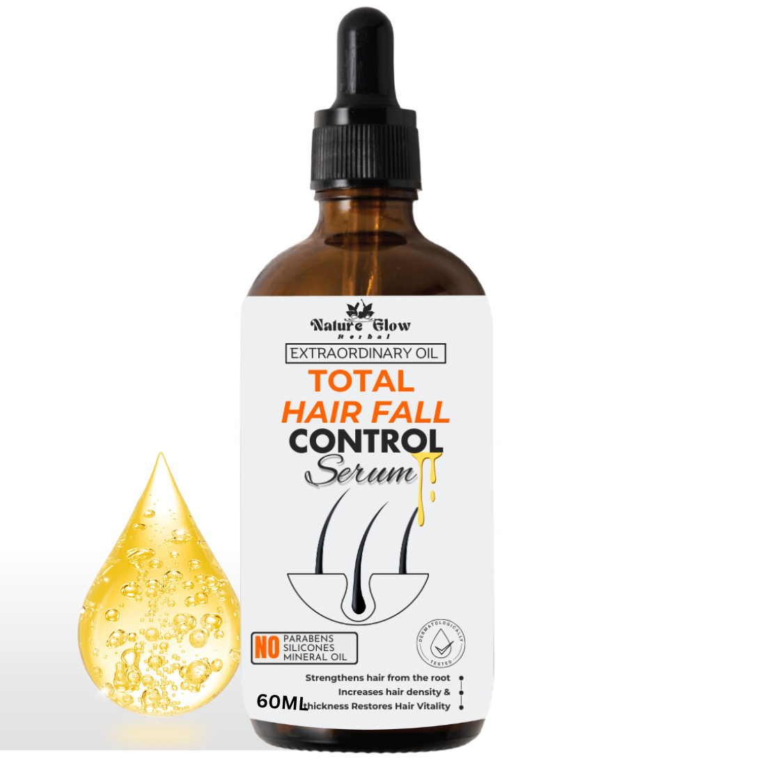 Nature Glow Total Hair Fall Control Serum