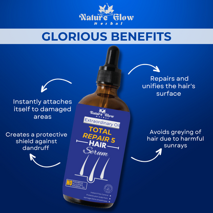 Nature Glow Total Repair 5 Hair Serum