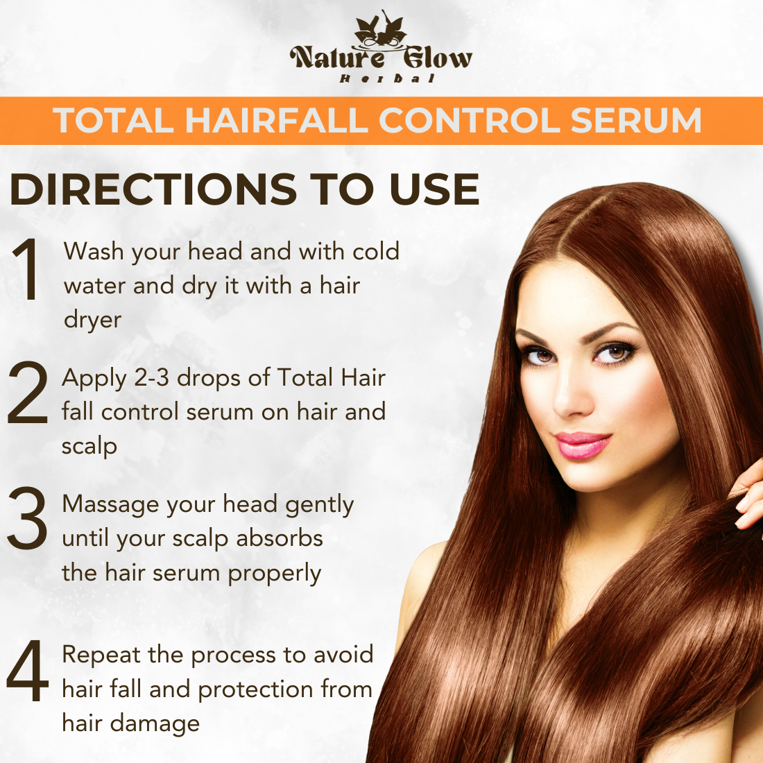 Nature Glow Total Hair Fall Control Serum